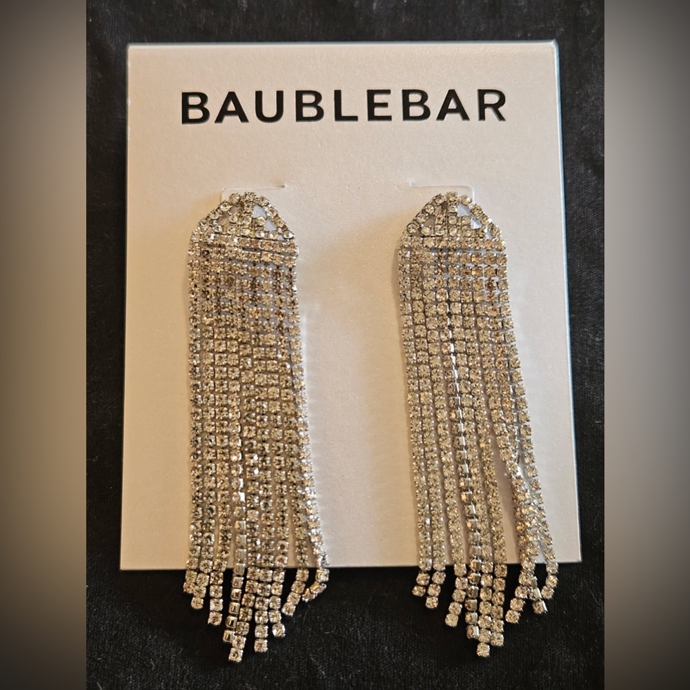 Baublebar Deirdre Earrings Silver/Pavé